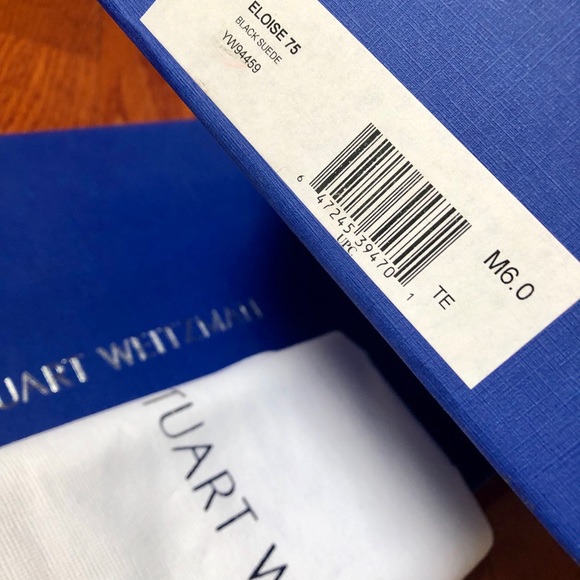 NIB $765 Stuart Weitzman Black Suede Pull Up Boots - Picture 6 of 7